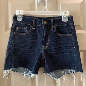 American Eagle High Rise Jean Shorts